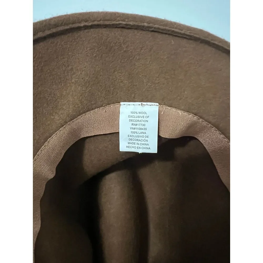 NWOT GORGEOUS BOHO BROWN HAT‎